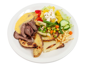 Roast beef plate