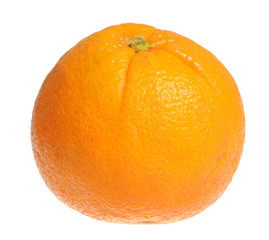 Fresh orange isolated on white background
