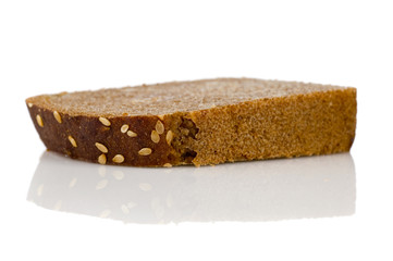 slice of bread isolated