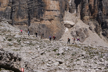 Trekking in Dolomites