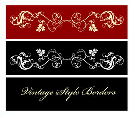 vintage borders