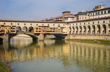 Obraz na płótnie Canvas Florence - Ponte Vecchio bridge