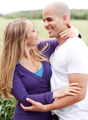 Obraz premium Young couple in love