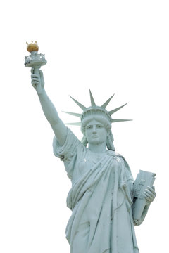 Model of "The Statue of Liberty"..