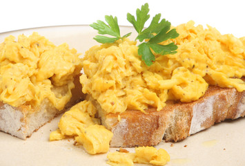 Scrambled Egg on Toast