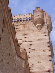 Castillo de la Mota (Detalle de la torre de homenaje)