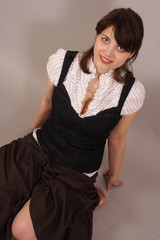 beautiful western woman