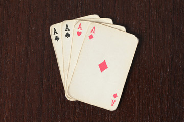 vintage poker cards