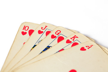 vintage poker cards