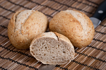 Natural healthy fresh bread
