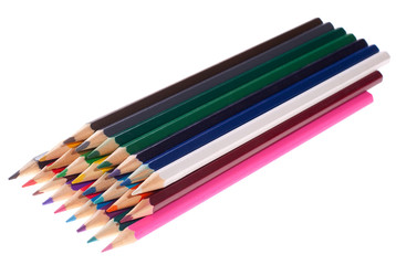 varicoloured pencils