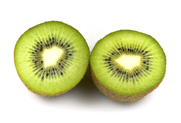 Fototapeta na wymiar Kiwi fruit halved