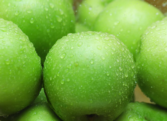 Green apples
