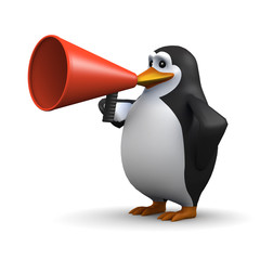 Bullhorn penguin