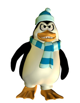 grimmiger Pinguin