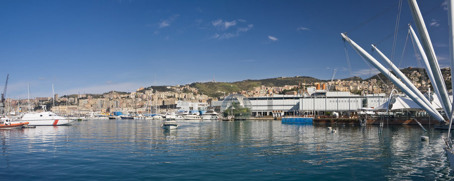 Genova, panorama del Porto Antico