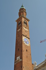 Fototapeta premium Torre medioevale_ piazza dei Signori a Vicenza_01