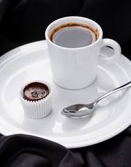 chocolate sweet and coffee