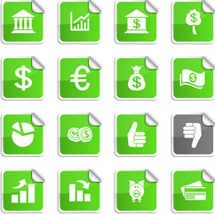Money stickers.