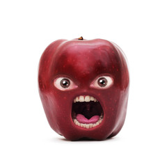 Fototapeta premium angry apple