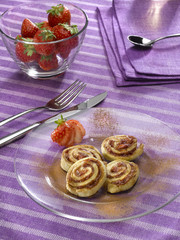 gâteaux à la fraise