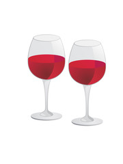 Gläser mit Wein