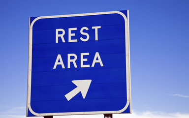 Rest area sign