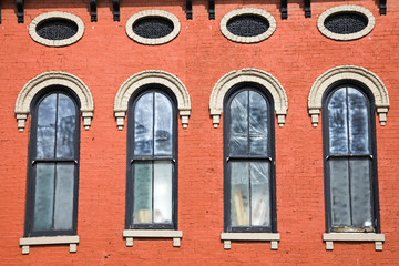 Colorful historic building in Lexington