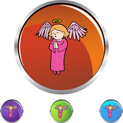 Obraz premium Praying Girl Angel