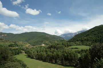 Fototapeta na wymiar Sierra del Cadi,Espagne