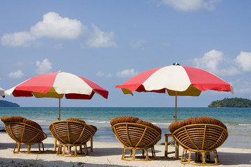 Beautiful tropical beach in Cambodia