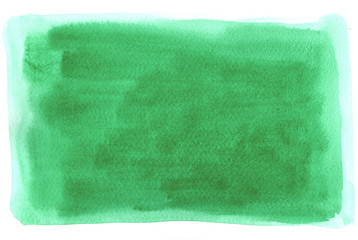 green texture watercolor background painting