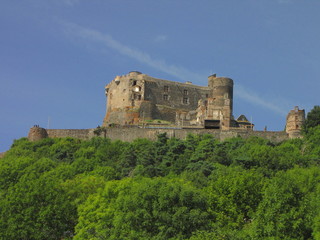 Ch&acirc;teau Rocher de Murol, Massif central ; Mont Dore