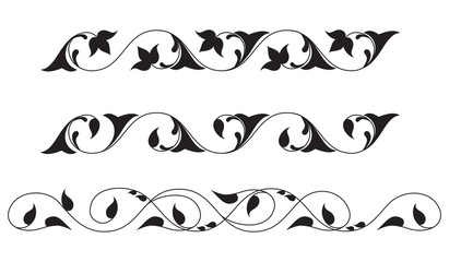 Three ornaments