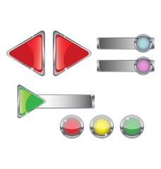 set of computer buttons