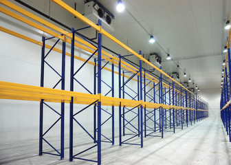 Large newly built warehouse