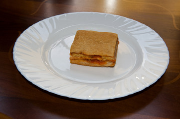 focaccia e parmigiana di melanzane
