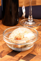 fresh prawns and ingredients