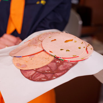 wurst in der metzgerei