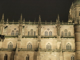 Fototapeta na wymiar Catedral de Salamanca por la noche