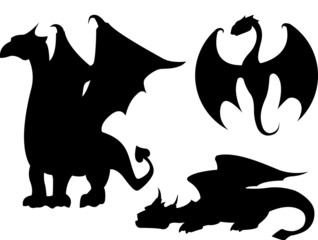 Dragon Silhouettes