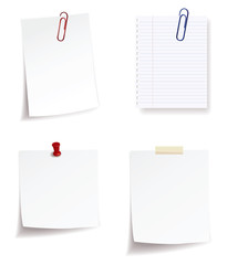 collection of note paper