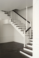 stair in white color