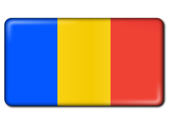 Fototapeta premium Drapeau Roumanie