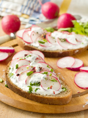 Sandwich   for breakfast