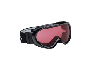 ski glasses on white background -purple