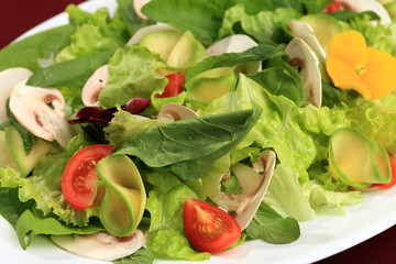Salad  flowers