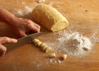 Gnocchi fatti a mano