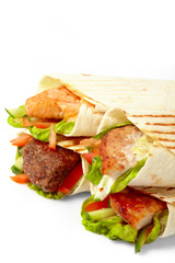 tortilla with vegetables