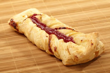puff pastry with jam